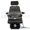 A & I Products Seat, F10 Series, Mechanical Suspension / Armrest / Headrest / Black Vinyl 22" x20.25" x19.5" A-F10M200 - alternate 2